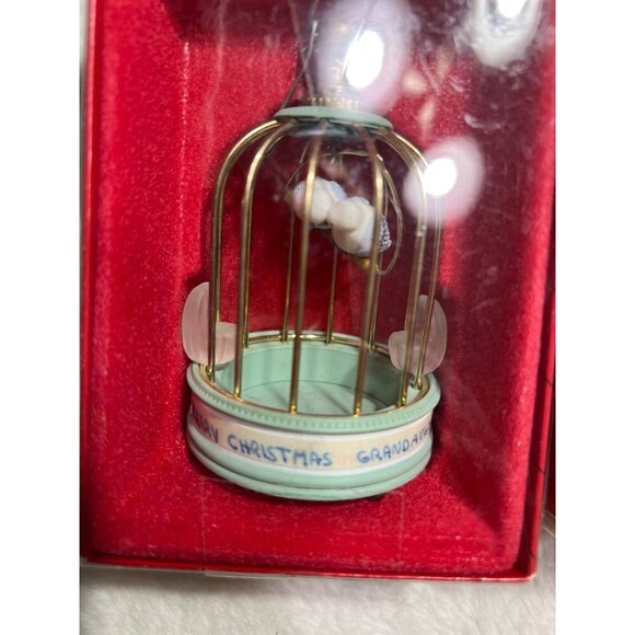 Hallmark 1986 First Christmas Together doves and granddaughter ornament lot - Picture 4 of 9